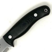 Mk II TBS Timberwolf Bushcraft Knife - Standard Sheath - Black Micarta